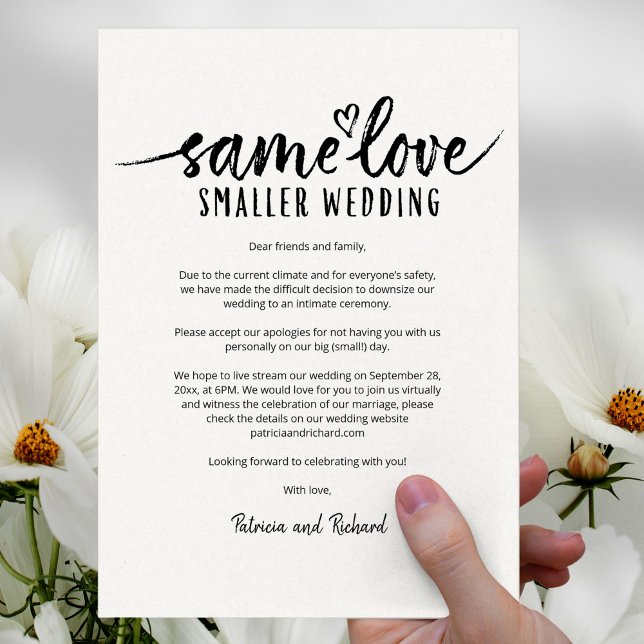 Convites Mesmo Amor Casamento Menor Reduzir Casamento (Criador carregado)