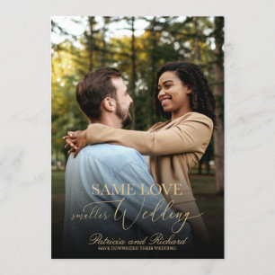 Convites Mesmo Amor Reduzir Casamento Simples Elegante Foto