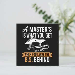 Convites Mestrado MBA Graduação de Mestrado 