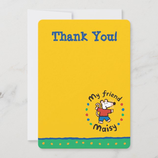 Convites Meu aniversário de Maisy do amigo (Frente)