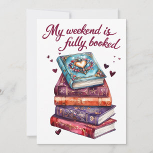 Convites Meu fim de semana está totalmente ocupado