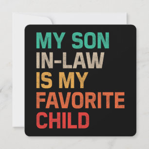 Convites Meu Genro É Meu Filho Favorito