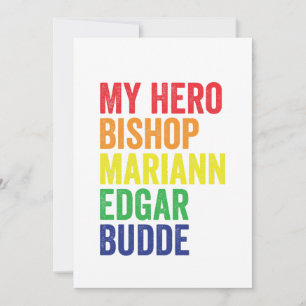 Convites Meu Herói Bispo Mariann Edgar Budde Trans LGBT