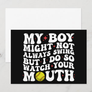 Convites Meu Menino Pode Não Balançar Sempre Mas Eu Balanço