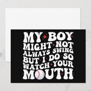 Convites Meu Menino Pode Não Balançar Sempre Mas Eu Balanço