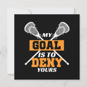 Convites Meu Objetivo É Negar O Seu Lacrosse