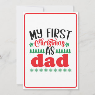 Convites Meu Primeiro Natal como Pai