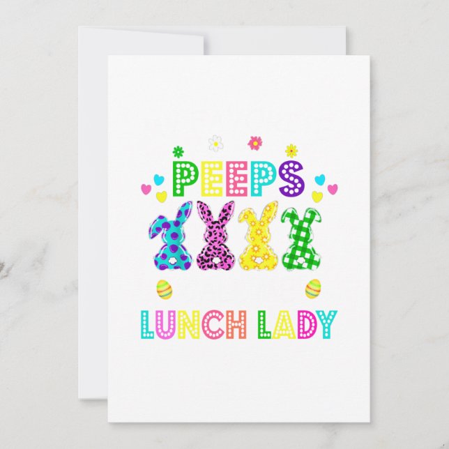 Convites Meus Povos Favoritos Me Chamam De Páscoa De Almoço (Frente)