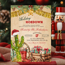 Convites Mexican Cowboy Christmas Holiday Hoedown Fiesta