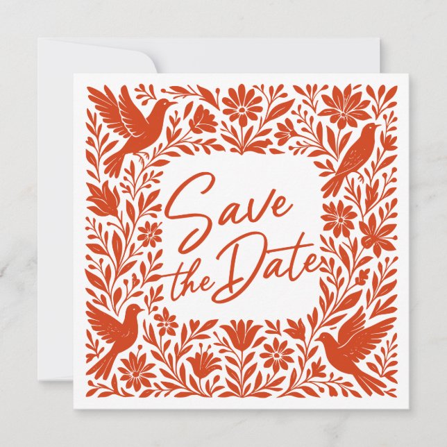 Convites Mexicano Otomí Tenango Talavera Salve a Data (Frente)