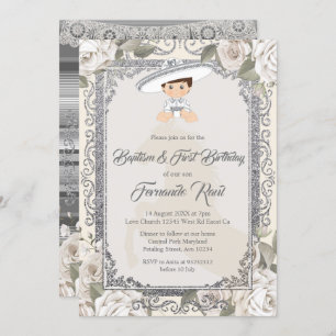 Convites Mexicano - Sylver Fiesta Boy Baptism e Birthday