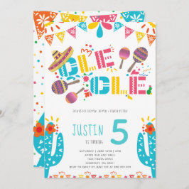 Convites México Fiesta Cactus Birthday