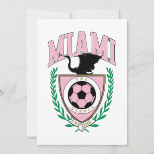 Convites Miami Futebol Varsity Estilo 