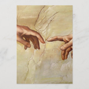 Convites Michelangelo Criação da Capela de Adão Sistino