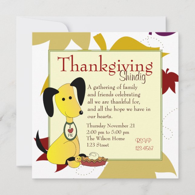 Convites Mick e Henry Love Pie (Frente)