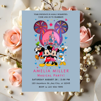 Convites Mickey Minnie Friends Party