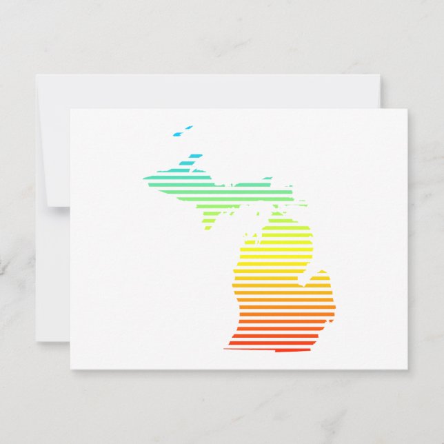 Convites micMichigan chill fade (Frente)