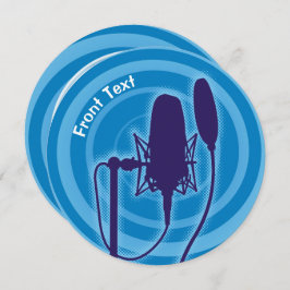 Convites Microfone Studio