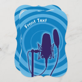 Convites Microfone Studio