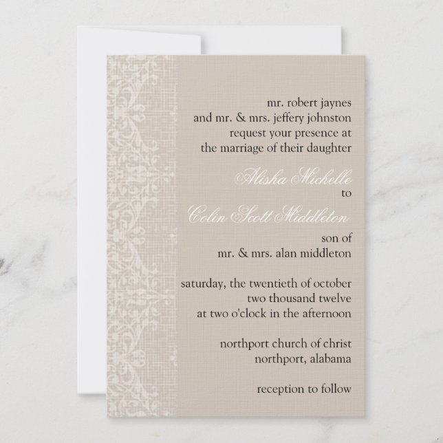 Convites Middleton (Frente)