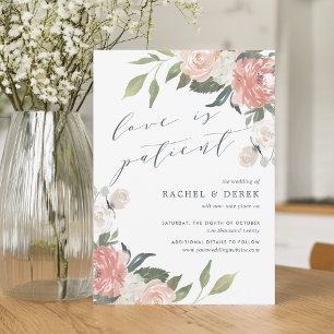 Convites Midverão Adiamento de Casamento Floral de Waterc