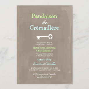 Convites Mignon Pendaison de Crémaillère