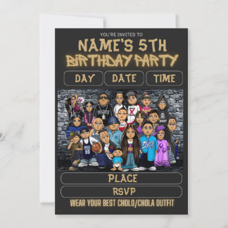 Convites  Mijos Party Invitation 90s Theme Kids Birthday