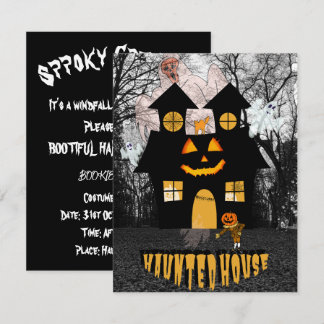 Convites Mikitiez halloween vintage vibrações assustadoras 