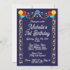 Convites Milestone Birthday Invite