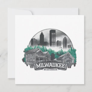 Convites Milwaukee City Wisconsin EUA