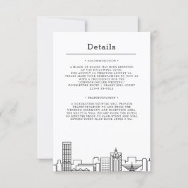 Convites Milwaukee, Wisconsin Wedding | Detalhes do convida