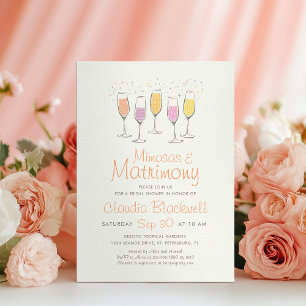 Convites Mimosas Matrimony Chá de panela
