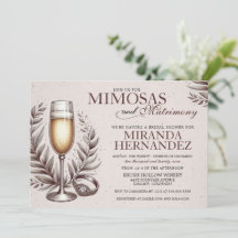 Mimosas & Matrimony Chá de panela