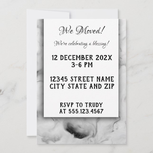 Convites Minha Casa É Minha Casa Santuária, Benção Inspiraç (Verso)