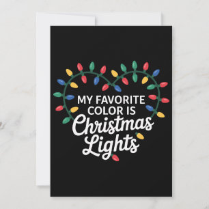 Convites Minha Cor Favorita É Luzes De Natal Coração Xmas