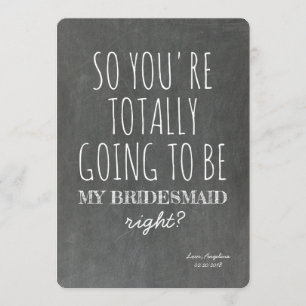 Convites Minha Engraçada Proposta Da Bridesmaid