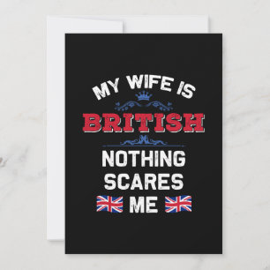 Convites Minha esposa é a Monarquia Britânica do Reino Unid
