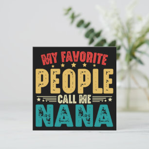 Convites Minhas Pessoas Favoritas Me Chamam de Nana no Dia 