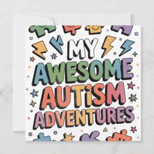 Convites Minhas Vantagens Incríveis de Autismo