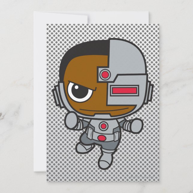 Convites Mini Cyborg (Frente)