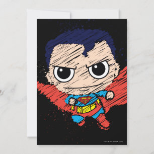 Convites Mini Superman Sketch