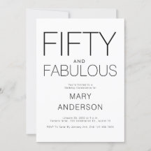 Mínima 50 e fabulosa Festa de aniversário 50