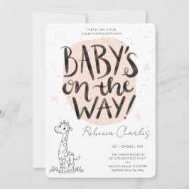 Convites Minimal Baby Shower 