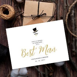 Convites Minimal Exquisite Gorgeous Script Best Man