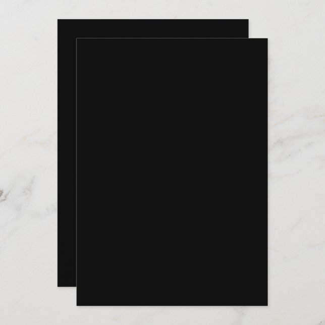 Convites Minimalist Black Cat Silhouette  (Frente/Verso)