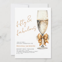 Minimalist Fifty and Fabulous 50th Birthday Party