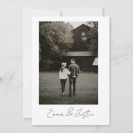 Convites Minimalist Wedding Invitation