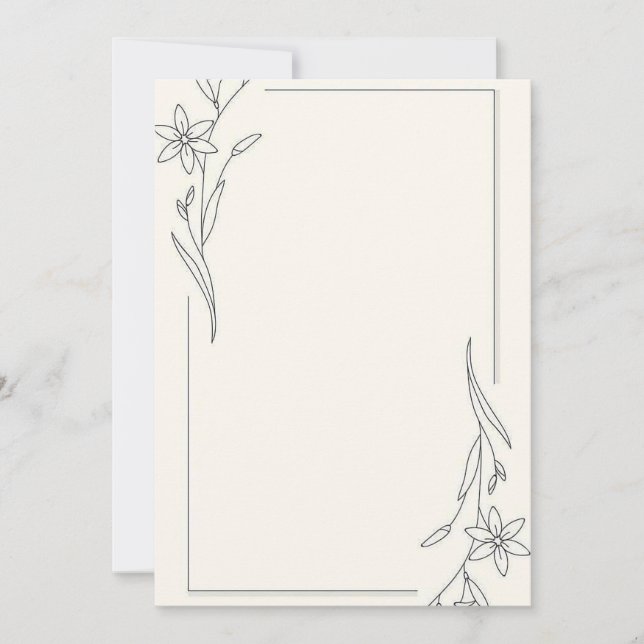 Convites Minimalista (Frente)