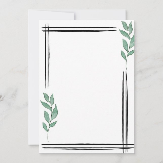 Convites Minimalista (Frente)