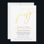 Convites MINIMALISTA aniversário de 40 anos de caligrafia<br><div class="desc">por kat massard / WWW.SIMPLYSWEETPAPERIE.COM Adorem o design,  mas gostariam de ver algumas mudanças - outro esquema de cores,  produto,  adicionar uma fotografia ou adaptar para uma ocasião diferente - sem preocupações,  simplesmente contactem-me,  kat@simplysweetPAPERIE.com Tenho o prazer de ajudar!</div>